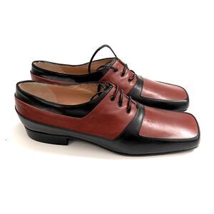 Johnny Moke Vintage Leather Oxford Shoes 7N